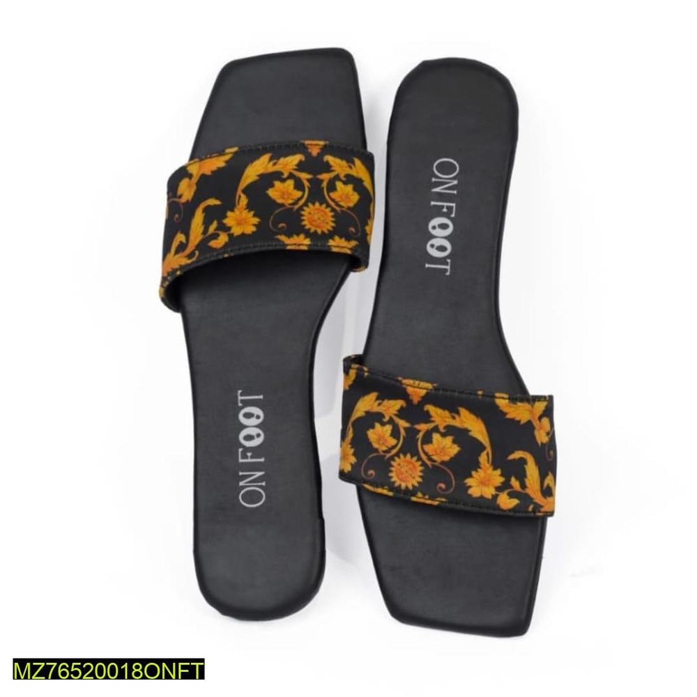 Women's Rexine Casual Flats - Black